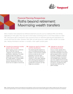 Roths beyond retirement: Maximizing wealth