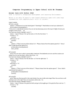 Computer Programming in Upper School with Mr Freeman