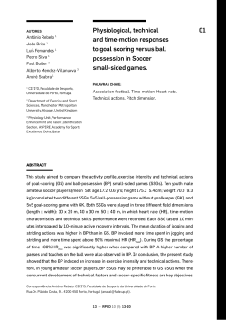 Physiological, technical and time-motion responses to goal scoring