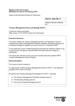 LCC - TM Strategy 2005/06 - Lancashire County Council