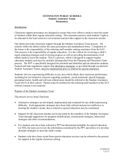 STONINGTON PUBLIC SCHOOLS