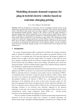 3. Distributed PHEV Charging