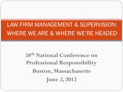 ethics at eight - American Bar Association