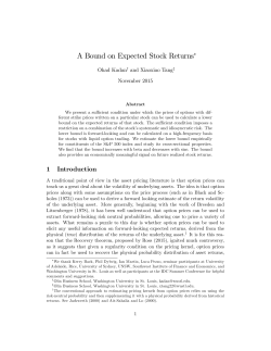 A Bound on Expected Stock Returns