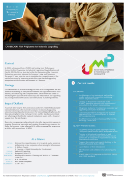 Context Strategy Current results: Impact/Outlook At a Glance