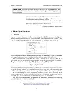 Finite-state automata