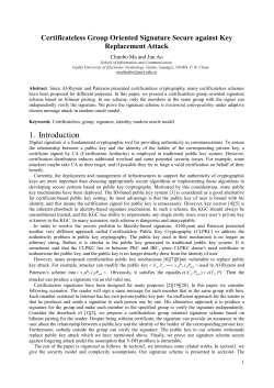 Improved Certificateless Signature Scheme