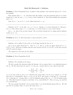 Math 564 Homework 1. Solutions. Problem 1. Prove Proposition 0.2