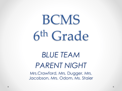 BCMS 7th/8th Silver Team