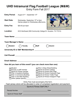 Team Entry Packet - University of Houston