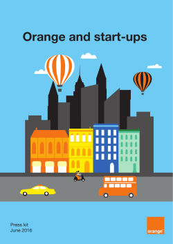 Orange and start-ups