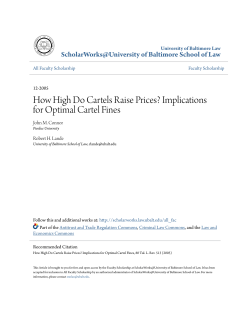 How High Do Cartels Raise Prices? Implications for