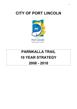 Parnkalla Trail 10 Year Strategy 2008-2018