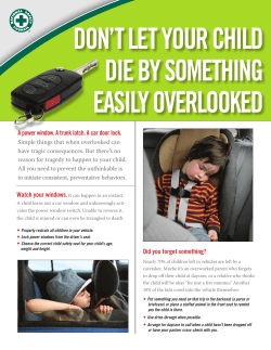 don`t let your child die by something easily overlooked