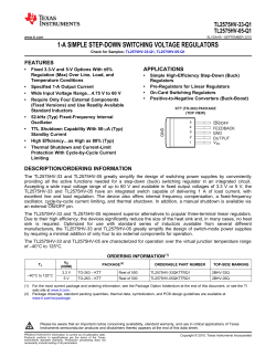 TL2575HV-33-Q1 and TL2575HV-05-Q1