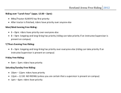 Rowland Arena Free Riding - William Woods University