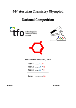 30 - Austrian Chemistry Olympiad