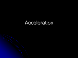 Acceleration