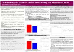 Introduction Conclusions Reinforcement Learning (RL) Model