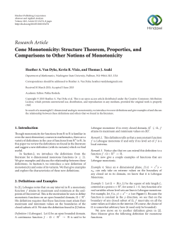 Structure Theorem, Properties, and Comparisons to Other Notions of