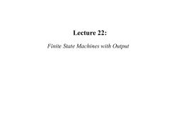 Mealy Machine: Recognizer for "1101" with Overlap