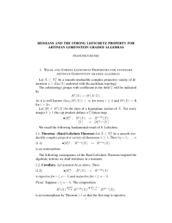 HESSIANS AND THE STRONG LEFSCHETZ PROPERTY FOR