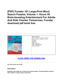 Funster 101 Large-Print Word Search Puzzles