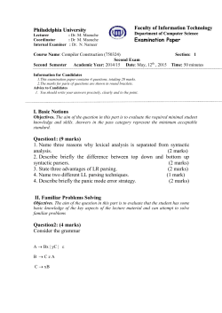 Second-Exam - Philadelphia University Jordan