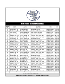 UNION PACIFIC LEAGUE T