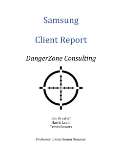Samsung Client Report