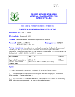 71 - timber marking - USDA Forest Service