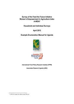 A-WEAI Enumerator Manual