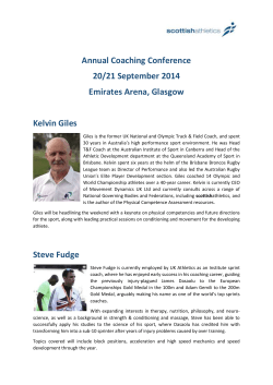 Steve Fudge - Scottish Athletics