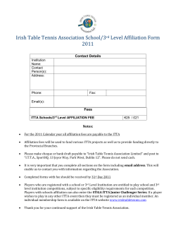 Leinster Schools Table Tennis Association