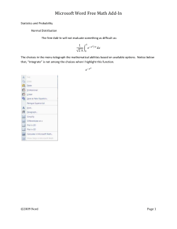 Statistics and Probability - Gonzaga University :: WEB02