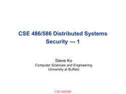 pptx - CSE Buffalo - University at Buffalo