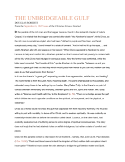 The Unbridgeable Gulf