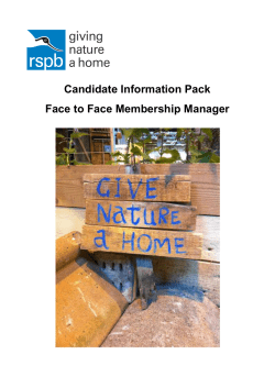 Candidate Information Pack