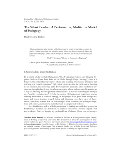 The Silent Teacher