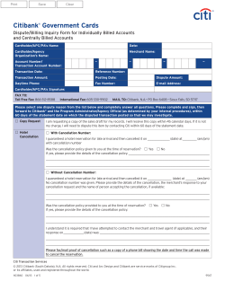 Citibank&reg; Government Cards
