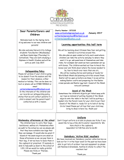 Newsletter Spring 2017