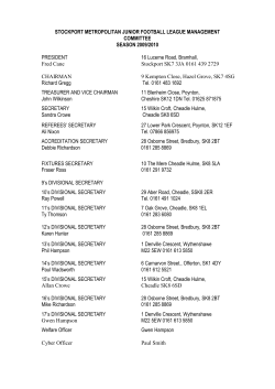 stockport metropolitan junior football league