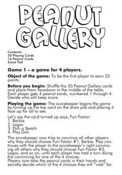 Game 1 &ndash; a game for 4 players.