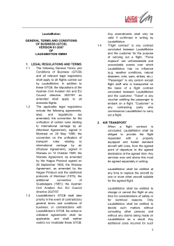 LaudaMotion GENERAL TERMS AND CONDITIONS OF BUSINESS