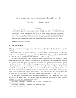 On zero-sum and almost zero