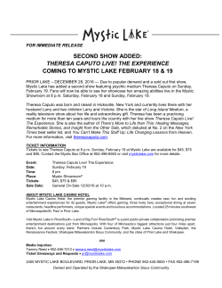 SECOND SHOW ADDED: THERESA CAPUTO LIVE! THE