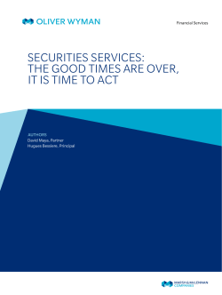 Securities Services