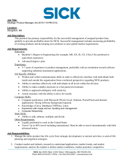 This position has primary responsibility for the successful