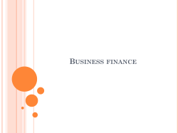 Business finance