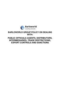 public officials agents, distributors, intermediaries